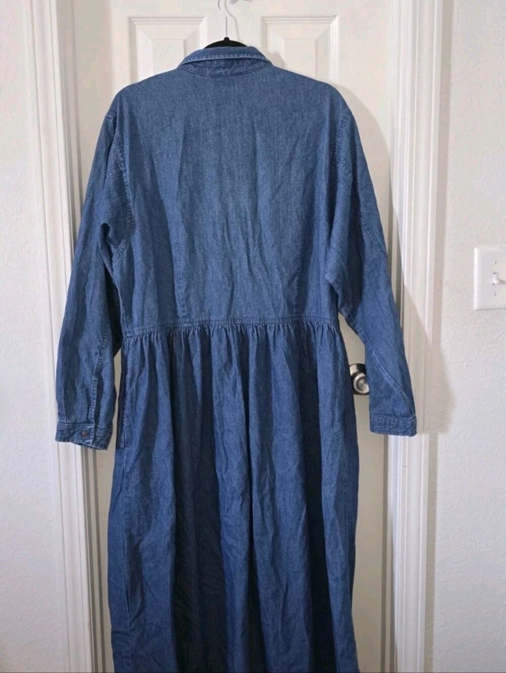 Vintage Eddie Bauer Maxi Denim Dress Size XL - Picture 12 of 16